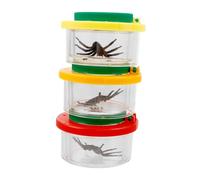 POPETPOP Caja De 3 Piezas Vaso De Observación Lupa Tarro De Lupa De Observación Recipiente De Aumento para Estudiantes Que Exploran El Aprendizaje Tarro De Lupa Diseño De Contenedor