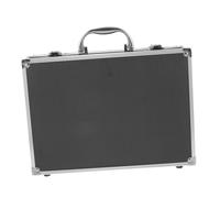 POPETPOP Caja de Almacenamiento de Aleación de Aluminio Resistente Arañazos Caja Portátil para Herramientas Pequeñas Organizador Ligero para Viaje y Uso Profesional Compacto