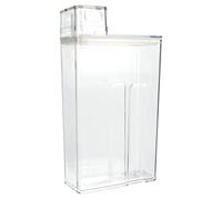 POPETPOP Caja De Almacenamiento De Detergente Para Ropa Transparente Botella Rellenable Para Detergente Subcontenedor De Loción Para Polvo Para Cocina y Baño Gran Capacidad