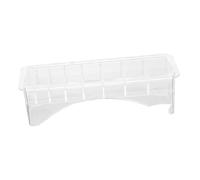 POPETPOP Caja De Almacenamiento para Cortadora Eléctrica De Cabello 8 Ranuras, Tamaño Estándar, Plástico Duradero, para Profesionales y Salón De Peluquería, Accesorios Organizadores De Peines