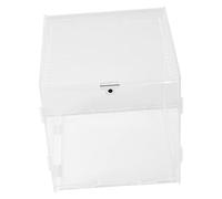 POPETPOP Caja de Cría para Reptiles Transparente de Acrílico Resistente con Ventilación para Alimentación de Arañas y Reptiles Pequeños para Hábitat Cómodo