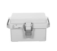 POPETPOP Caja de Distribución Abs con Tapa Abatible Cierre Inoxidable Placa de Montaje para Proyectos Eléctricos y Sistemas de Conmutación al Aire Resistente la Uso Profesional y DIY
