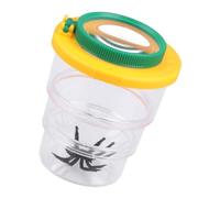 POPETPOP Caja de Insectos para Lupa Integrada Visor Transparente y Compartimentos para Observación al Aire Herramienta Portátil para Exploración Científica y Educación Ambiental