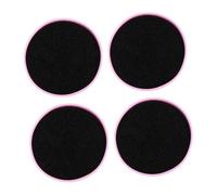 POPETPOP Caja de Limpieza para Brochas de Maquillaje, 4 Esponjas Limpiadoras de Silicona, Portátil y Ligera, Adecuado para Viaje y Uso en Casa