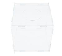 POPETPOP Caja de Lotería Acrílica Transparente 20X20X20 CM Cuadrada para Reuniones Anuales y Eventos Empresariales Contenedor Visible Fácil de Montar