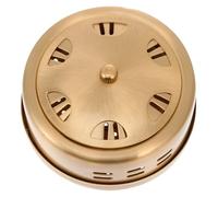 POPETPOP Caja de Moxibustión de Cobre Dorado Portátil Diseño Lateral, Práctica y Evita Caída del Palo de Moxa para Terapia de Masaje y Uso en Casa Varios estilos