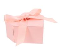 POPETPOP Caja de Obsequio en Forma de Corazón Rosa Clara, con Tapa Abatible para San Valentín, Bodas y Aniversarios, Caja Vacía para Dulces, Anillos y Arreglos, Adecuado para Envolver