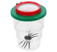 POPETPOP Caja de Observación de Insectos Portátil con Lupa Magnificadora Caja Clara para Exploración Biológica Infantil Fomenta Curiosidad y Aprendizaje Natural