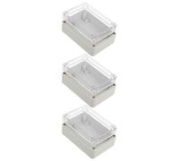 POPETPOP Caja Eléctrica Exterior Resistente Intemperie para Alarma con Estructura Modular Expandible y Tapa Abatible de Abs As, Adecuado para Parques y Mantenimiento