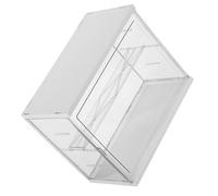 POPETPOP Caja Expositora Acrílica Transparente Grande para Figuras de Acción 1 Estante Ajustable Organizador Apilable para Almacenamiento y Exhibición de Colecciones de Minifiguras