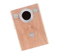 POPETPOP Caja Nido de Madera para Periquitos con Soporte Colgante Externo Optimizado para Cría y Cálida de Agapornis Periquitos y Pinzones