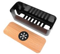 POPETPOP Caja Organizadora de Cable Regleta para Gestión de Cables de Computadora, Gran Capacidad y Material Abs Resistente para Escritorio y Esquina