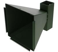 POPETPOP Caja para Entrenamiento de Tiro Resortera, Estructura de Acero Resistente, Tamaño Compacto, Color Verde, Portátil para Interiores y Exteriores, Estación de Objetivos para Práctica