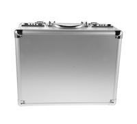 POPETPOP Caja Portátil de Aluminio Mediana con Cerradura para Almacenamiento Seguro de Medicamentos, Organizador de Gran Capacidad para Botiquín de Primeros Auxilios y Uso Médico