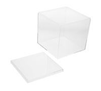 POPETPOP Caja Transparente de Plástico Cuadrada para Exhibir Dulces Regalos de Fiesta de Boda o Recuerdos Caja de Almacenamiento de Joyas con Tapa Organizador de Baratijas