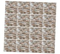 POPETPOP Calcomanías De Pared Con Azulejos 20 Hojas De Calcomanías De Pared Autoadhesivas Con Patrón De Ladrillo Para Decoración Del Hogar Fáciles De Despegar Y Pegar