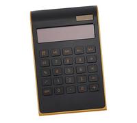 POPETPOP Calculadora Solar de Escritorio Profesional Básica y Portátil Herramienta de Contabilidad Color Negro Diseño Ultrafino para Oficina y