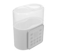 POPETPOP Calentador de Biberones Eléctrico con Control de Temperatura Constante Adaptable Tipos de Biberones Portátil para Viajes Calienta Leche Materna y Fórmula de Forma Segura y Rápida