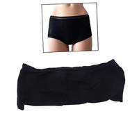 POPETPOP Calzoncillos Desechables De Malla De Algodón 100% Negro 10 Piezas Cuidado Materno Transpirable Para Posparto Embarazo Viajes Salud Femenina