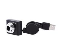 POPETPOP Cámara Web USB para Portátil Ajuste Manual y Plug and Play, Cámara para PC de Plástico y Vidrio Adecuada para Clases en Directo