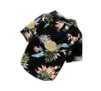 POPETPOP Camisa De Verano para Mascotas Blusa Atractiva para Perros Ropa Transpirable De Estilo Hawaiano para Uso Diario y Fotos Talla