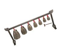 POPETPOP Campana China de Estilo Vintage Instrumento de Campana de Aleación de Zinc Instrumento de Percusión Manual para Decoración y Uso Musical