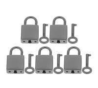 POPETPOP Candado para Maleta de Aleación Metálica 20 MM Juego de 6 Mini Candados con Llave para Equipaje Mochilas y Cajas Cerraduras de Viaje Compactas para Seguridad Portátil