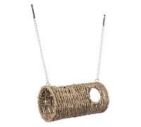 POPETPOP Casa para Hámster Nido de para Mascotas Seguro con Cadenas para Hámsteres Jerbos y Erizos