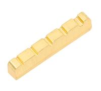 POPETPOP Cejuela de Latón 5 Cuerdas, Tuerca de Ajuste Profesional Ranuras Delgadas, Accesorio Resistente al Desgaste para Cuerdas, Reemplazo para Puente, Uso Musical