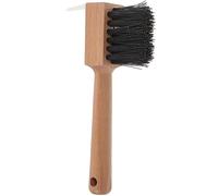 POPETPOP Cepillo de púas de pezuña de caballo, púas de pezuña para caballos, púas de pezuña con cepillo de limpieza, ganado, oveja, con mango de madera para herramientas de limpieza y aseo