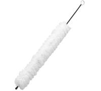 POPETPOP Cepillo Limpiador para Flauta Profesional Mango de Alambre Retorcido Algodón Blanco Ligero y Duradero Accesorio Esencial para Instrumentos Musicales