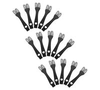 POPETPOP Cepillo Limpiador para Jaulas de Pájaros 15 Piezas Mango Largo Cepillo Raspador Doble Cabeza para Excrementos Accesorio para Rejillas y Perchas Herramienta de Limpieza para