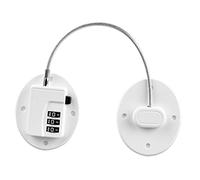 POPETPOP Cerradura De Frigorífico y Armario Para Niños Bloqueador De Seguridad Multifuncional Código, Resistente, Blanca, Para Protección Infantil Ventanas y Cajones, Kit De Seguridad Para Bebés