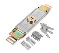 POPETPOP Cerradura de Puerta Enrollable de Alta Resistencia Cerrojo de Seguridad Antirrobo para Puertas Comerciales y Residenciales para Asegurar y Tiendas