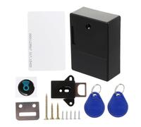 POPETPOP Cerradura Electrónica Rfid Invisible sin Perforación para Armarios con Sensor Inteligente de Seguridad Infantil Instalación Oculta Compatible con Puertas Color Negro