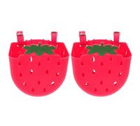 POPETPOP Cesta Portaequipajes Grande para Bicicleta Infantil 2 Piezas de Plástico y Resistente Cesta Diseño Hueco para Manillar Adecuado para Vehículo de Ruedas Patinete y de