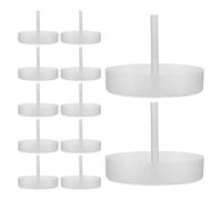 POPETPOP Cesta ultrasónica para joyería, 50 unidades, plástico, 5,2 x 5,2 x 4,5 cm, mini diseño, mango alargado, para piezas pequeñas en casa y viaje