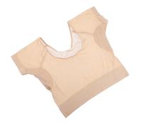 POPETPOP Chaleco para Mujer Almohadillas Absorbentes de Sudor en Axilas Ultrafino Transpirable y Lavable Color Beige Protector Antisudor para Actividades al Aire Libre y Deporte