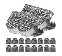 POPETPOP Cierres para Cordones de Zapatos 20 Piezas Clips Hebilla Gemas para Cordones Planos Accesorios Deportivos sin Necesidad de Atar Zapatillas