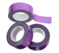 POPETPOP Cinta Adhesiva de Tela Láser 3 Rollos de Color Rosa Púrpura Resistente al Desgarro y Adhesiva de Alta Fuerza para Manualidades Oficina y Uso Multipropósito