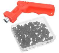 POPETPOP Clavos de Pista de Acero Negro para Zapatillas de Atletismo | Repuesto Cónico Atornillable, para Salto de Longitud y Entrenamiento, con Llave Incluida