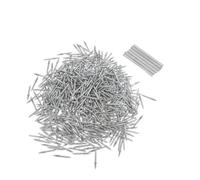 POPETPOP Clavos Invisibles Fijación sin Costuras de Doble Cabeza 600 Piezas para Zócalos en Acero al Carbono con Alto Rendimiento para Instalación de Molduras y Suelos