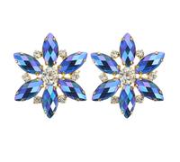 POPETPOP Clip de Zapato Floral con Cristales Brillantes para Novia Diseño Elegante con Rhinestones Accesorio Multifuncional para Tacones Bolsos y Fulares Bodas y Fiestas