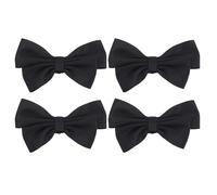 POPETPOP Clip para Lazo de Zapatos Negro 2 Pares Hechos a Mano Accesorios Decorativos para Tacones Zapatos Planos y Sandalias Hebillas DIY para Mujer Adecuado para Bodas y Fiestas