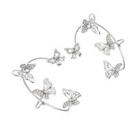 POPETPOP Clip Para Oreja Gemas De Imitación y Forma De, Aleación Resistente, Sin Perforación, Joyas Para Mujer Joven, Uso Diario y Ocasiones Obsequios, Modelo Adaptable y Ligero