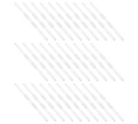 POPETPOP Clips de Encuadernación de Plástico Transparente Blanco 100 Unidades Sujetadores de Papel de Doble Orificio para Organizar Documentos en Oficina Aulas y Hogar