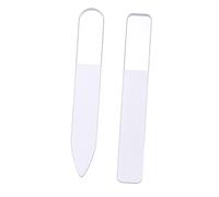 POPETPOP Colección De Nail Art: 2 Tableros De Cristal Con Puntas De Espejo Limas De Uñas Bloque De Lijado Para Uñas Pulidas Y Lisas Diseño Compacto Para Viajes Estilo Aleatorio.