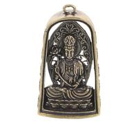 POPETPOP Colgante de Latón Mahasthamaprapta Estatua de Buda Vintage 1 Pieza Amuleto Espiritual para Decoración del Hogar Llavero Religioso Colgante DIY Accesorios Budistas