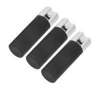 POPETPOP Colgante Peso para Cordón de Cortina, 3 Piezas de Plástico Negro, Accesorios para Persianas Enrollables, Tiradores Resistentes al Viento para Ventanas Interiores