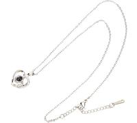 POPETPOP Collar Colgante de Proyección Te Amo 100 Idiomas para Mujer Corazón Gemas de Imitación Cobre Baño de Platino UV Obsequio Romántico para Novia y Mamá Joyería Elegante para Uso